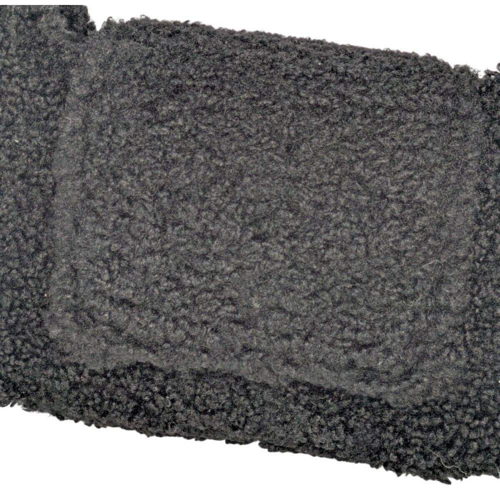 Simon Miller Black Retro Bag In Fuzzy Faux Sherpa Boucle Shoulder Bag Flap Top - Picture 6 of 10